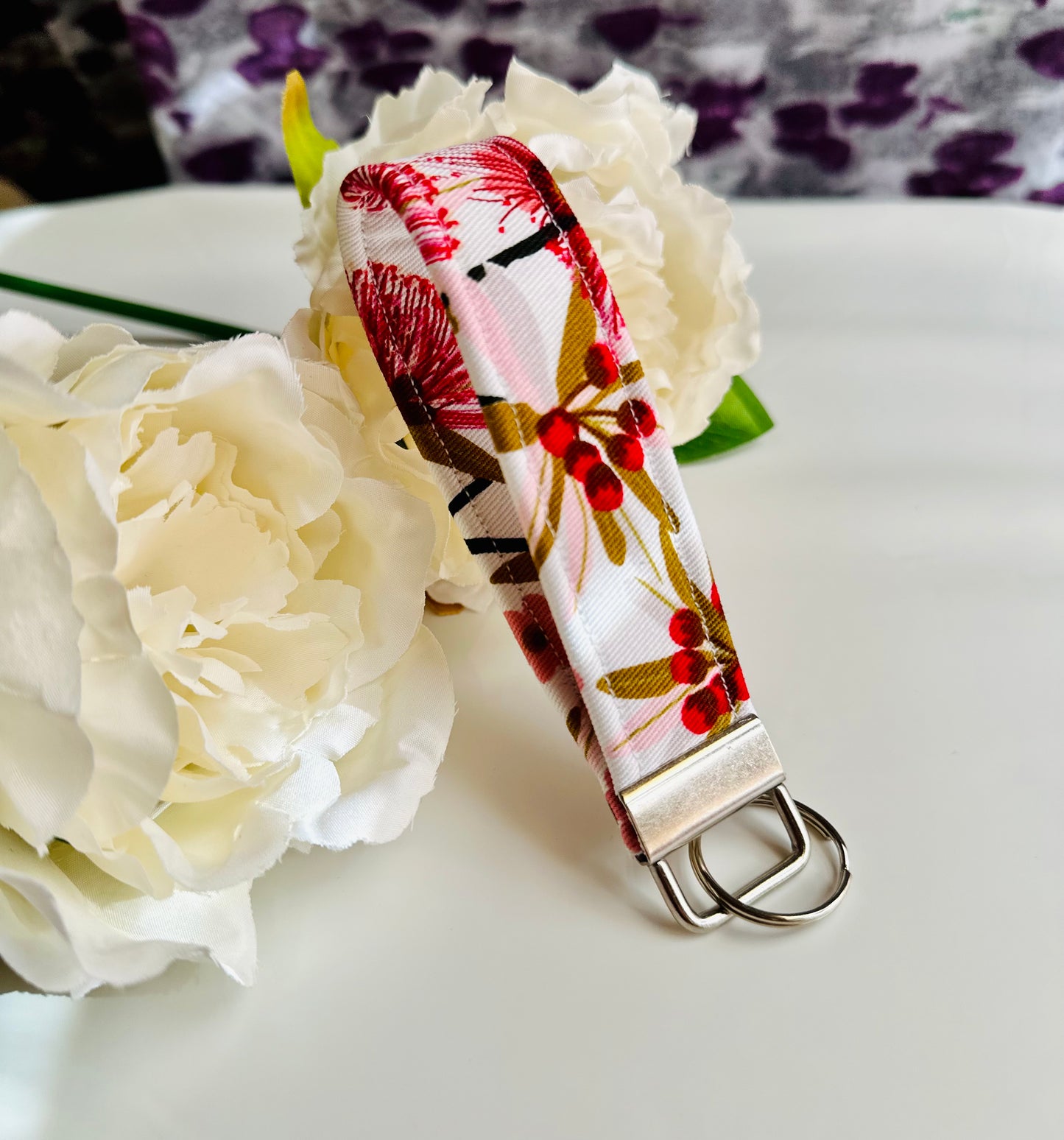 Flower Keyfob Keychain