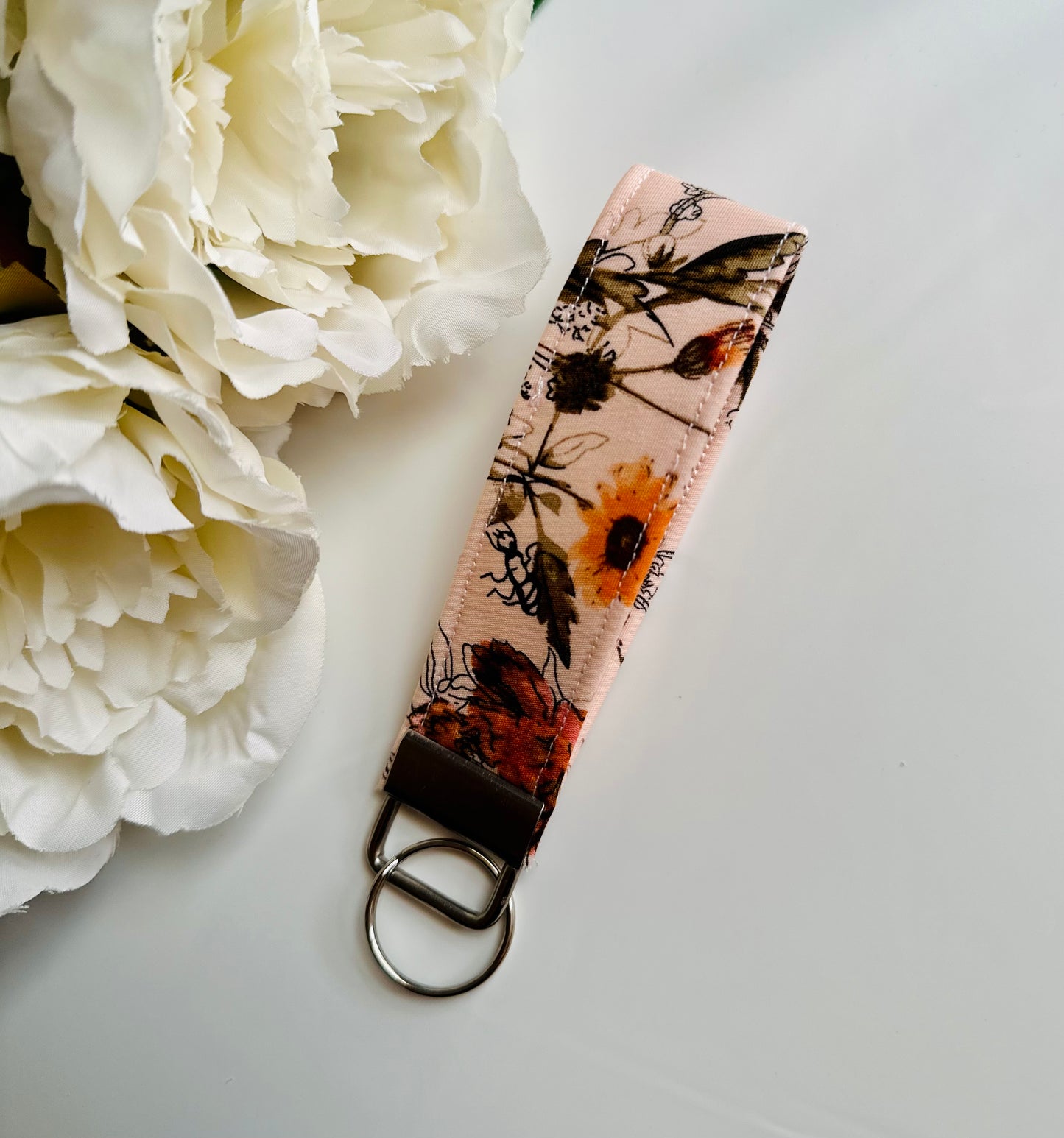 Floral Keyfob Keychain