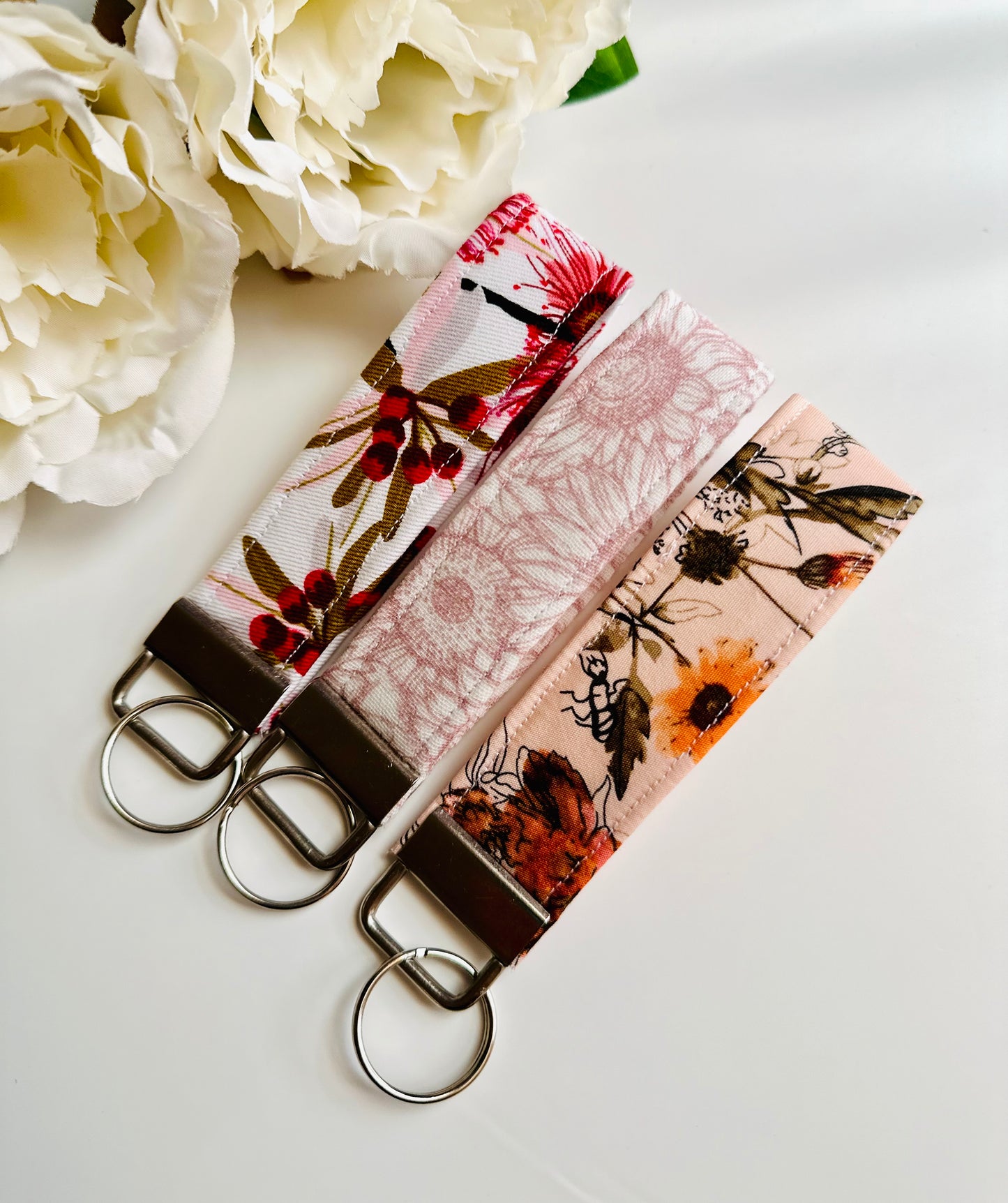 Floral Keyfob Keychain