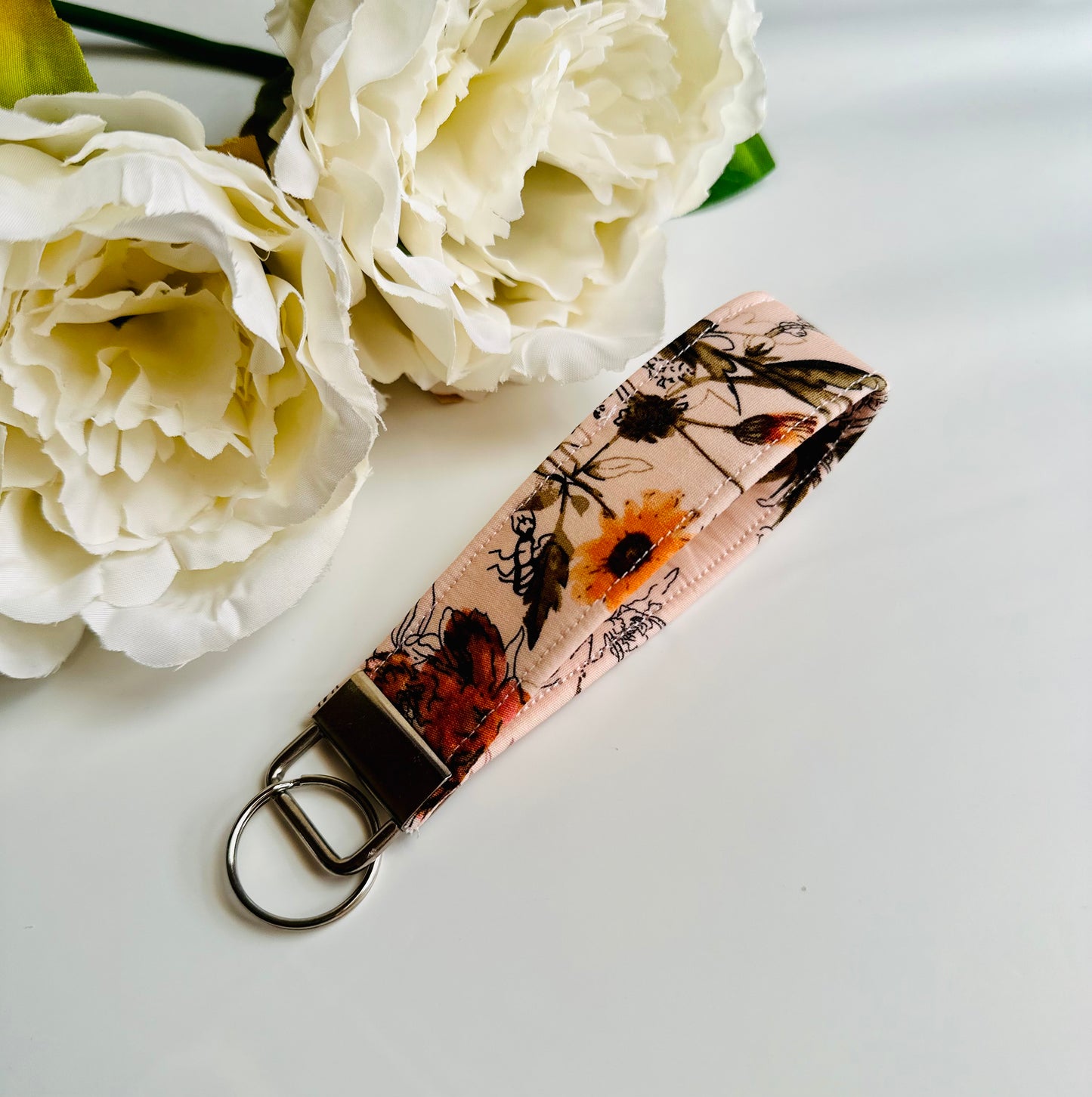 Floral Keyfob Keychain