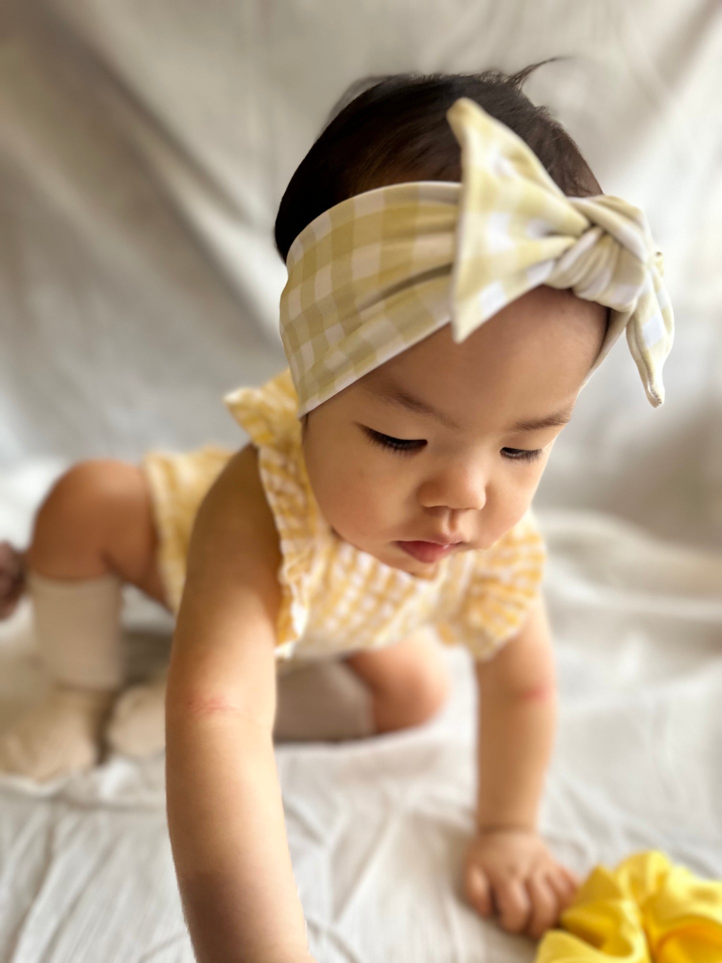 Yellow Stripe Matching Headband